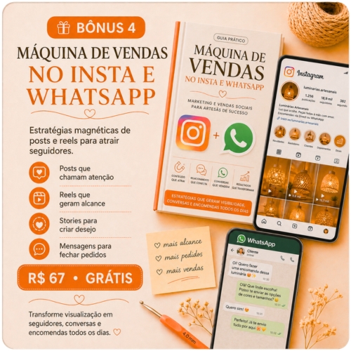 Instagram e WhatsApp Vendedor