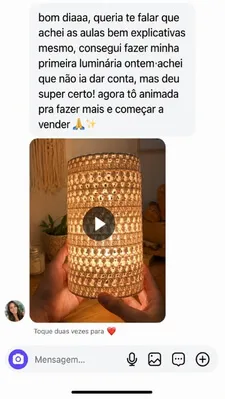Depoimento Aluna Crochê 3