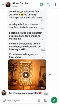 Depoimento Aluna Crochê 6